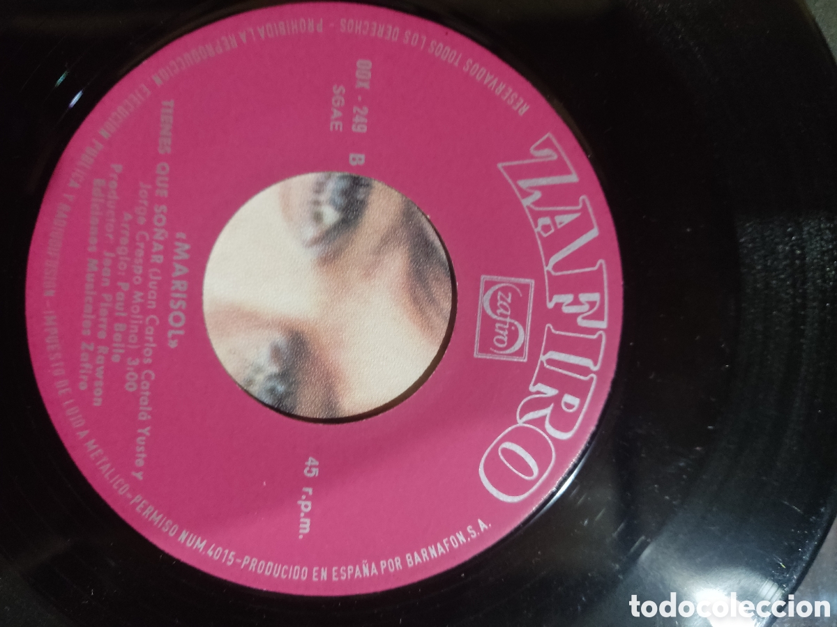 Discos de vinilo: Marisol ni&ntilde;a tienes que so&ntilde;ar - Foto 4