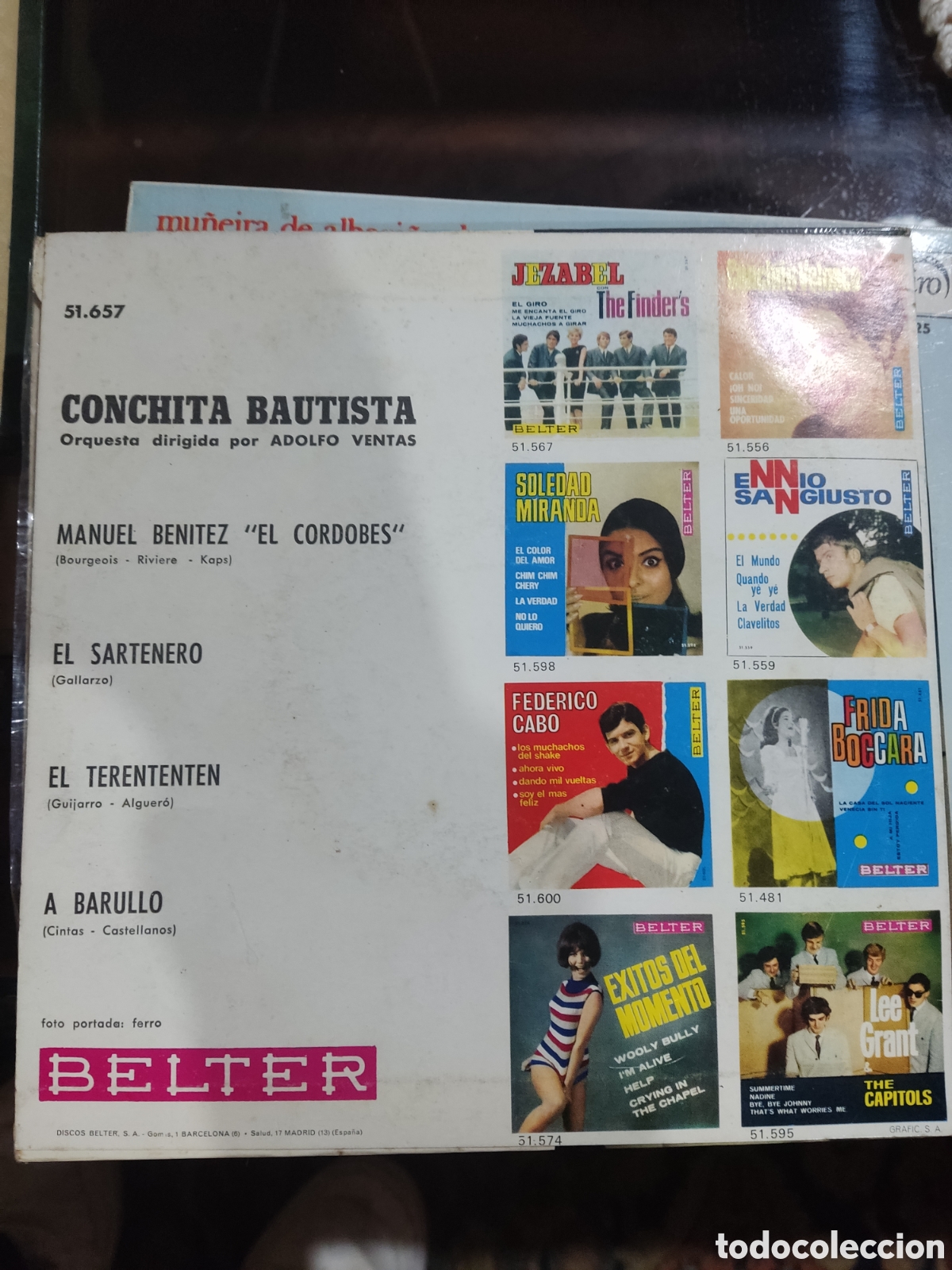 Discos de vinilo: Conchita Bautista ( a&ntilde;o 1966 ) - Foto 2