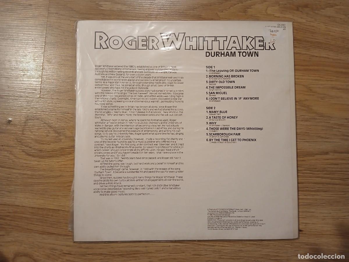 Discos de vinilo: Roger Whittaker - Durham Town - Foto 2