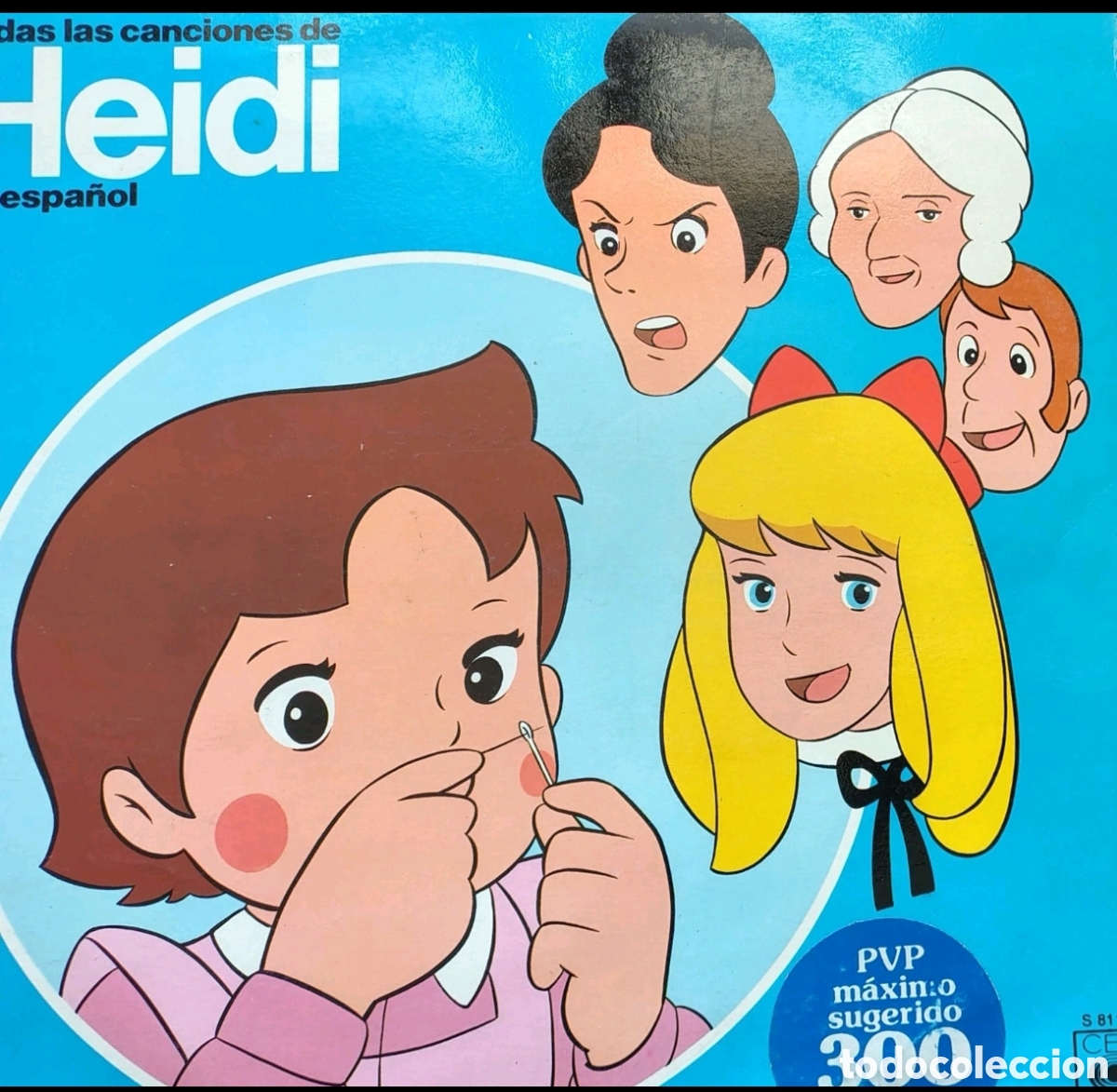 Discos de vinilo: Todas las canciones de Heidi en Espa&ntilde;ol - Foto 1