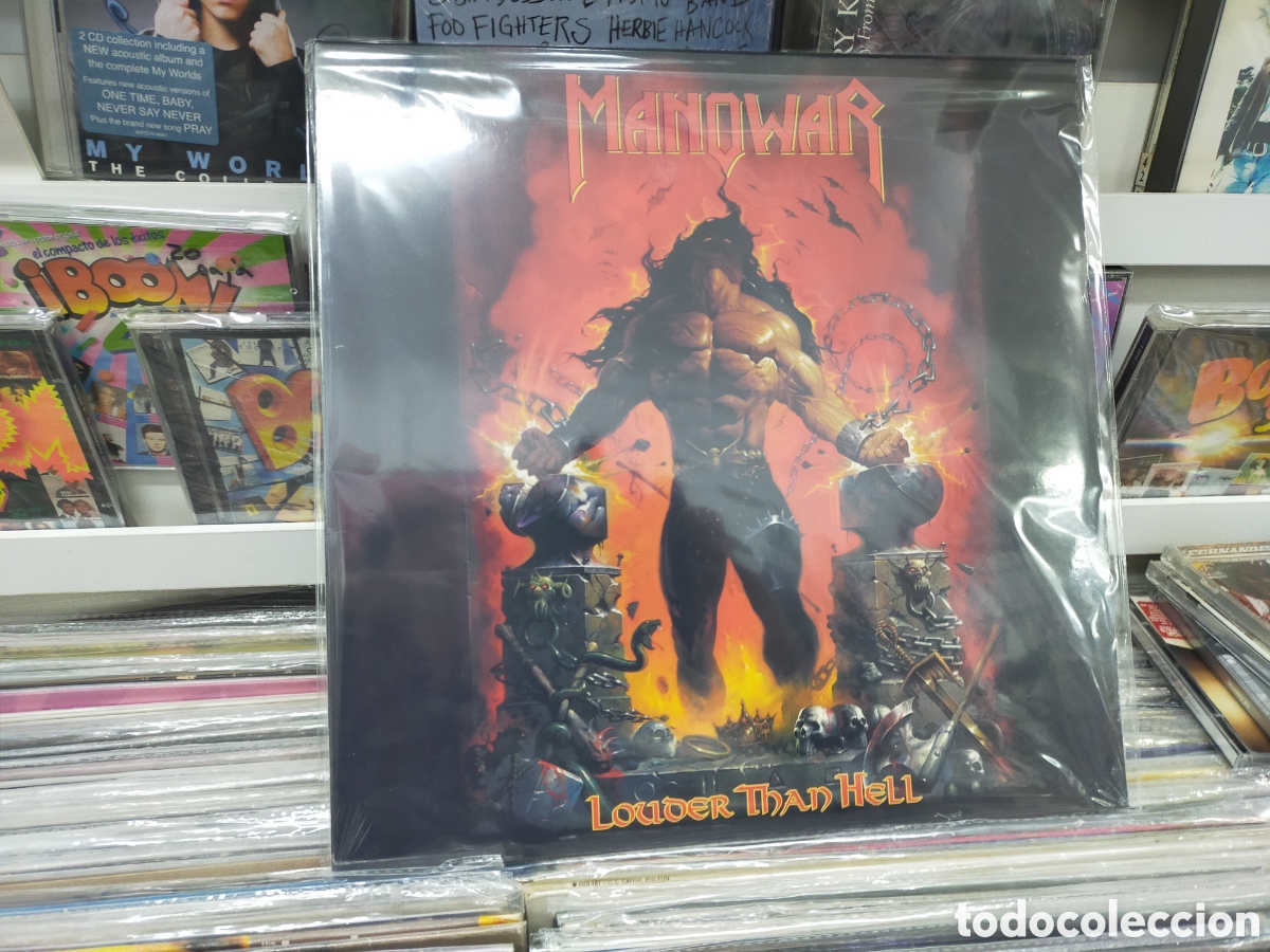 Discos de vinilo: Manowar LP louder than hell precintado - Foto 1