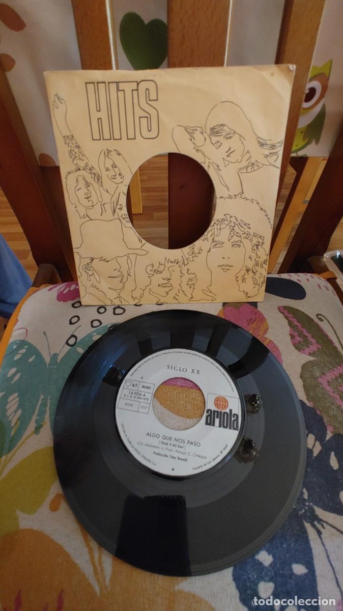 Discos de vinilo: SIGLO XX-SINGLE ALGO QUE NOS PASO - Foto 2