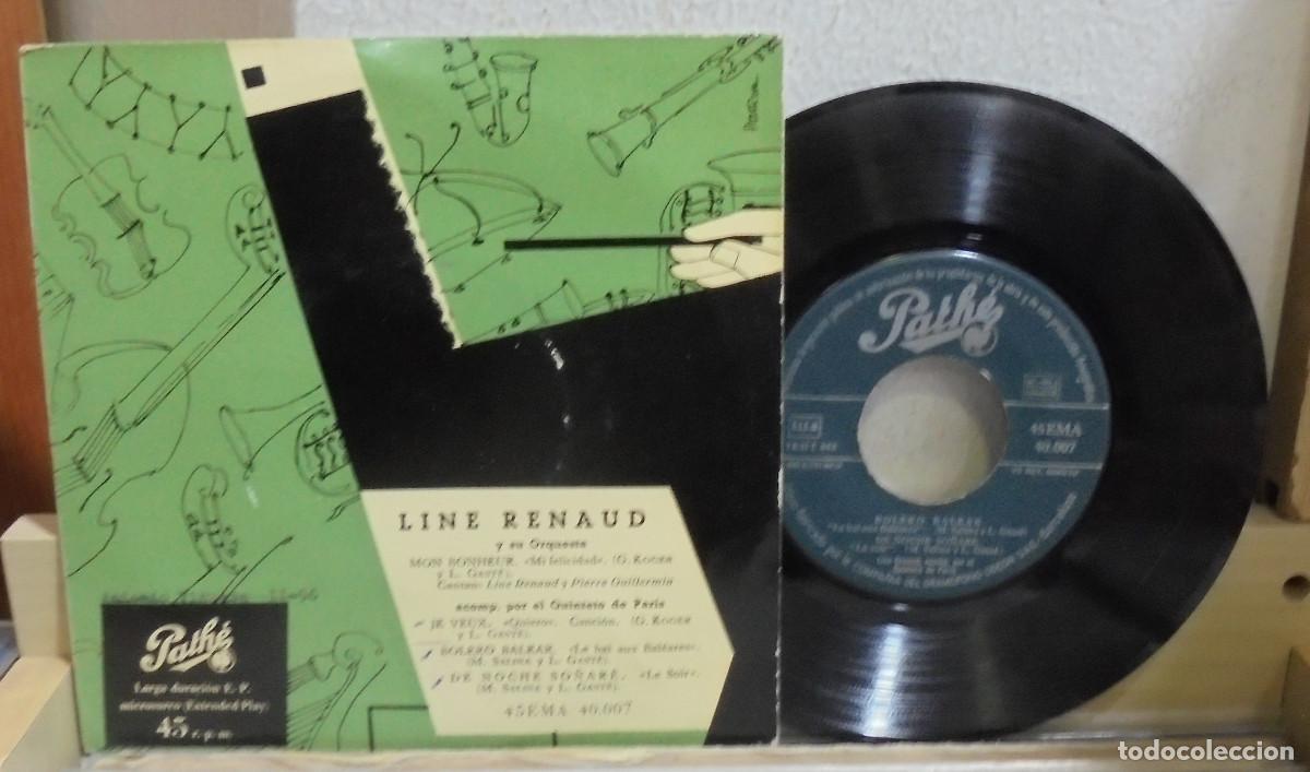 Discos de vinilo: Line Renaud. Path&eacute;, Ref. 45EMA 40.007 -- EP - Foto 1