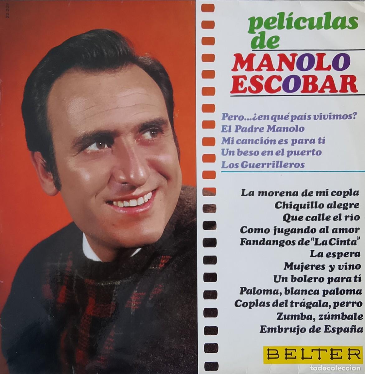 Discos de vinilo: Pel&iacute;culas de Manolo Escobar. Vinilo LP. - Foto 1