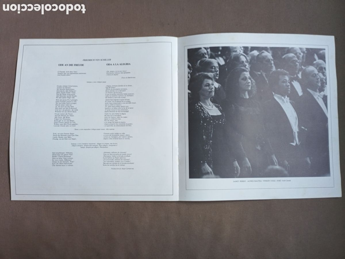 Discos de vinilo: Sinfon&iacute;as 5 & 9 BEETHOVEN - Foto 6