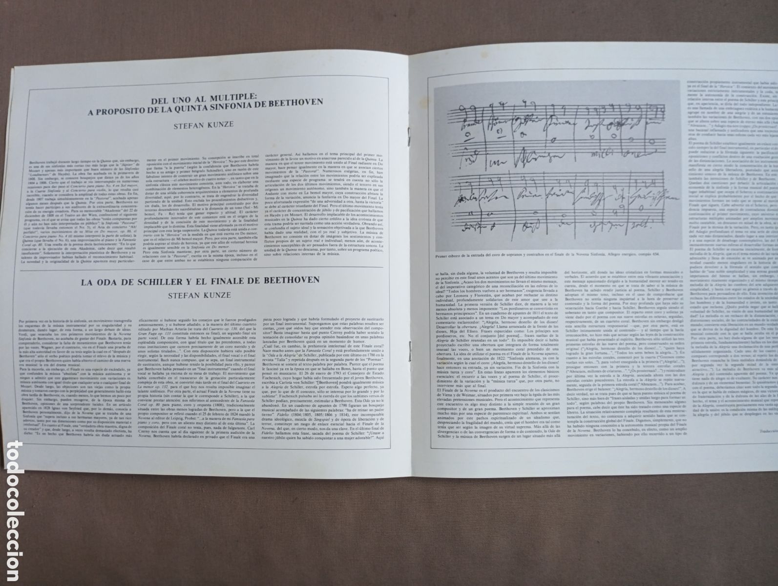 Discos de vinilo: Sinfon&iacute;as 5 & 9 BEETHOVEN - Foto 7