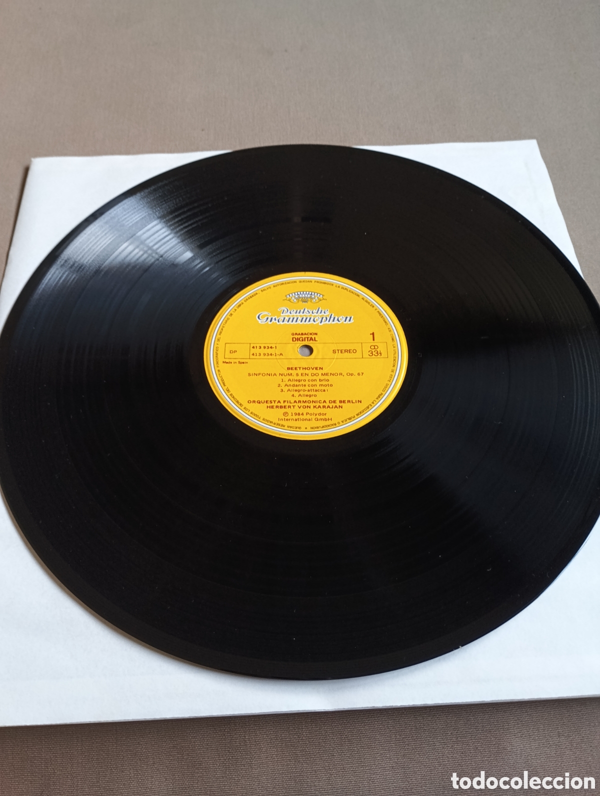 Discos de vinilo: Sinfon&iacute;as 5 & 9 BEETHOVEN - Foto 9