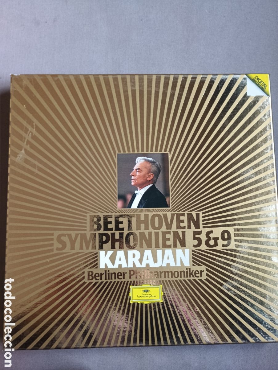 Discos de vinilo: Sinfon&iacute;as 5 & 9 BEETHOVEN - Foto 1
