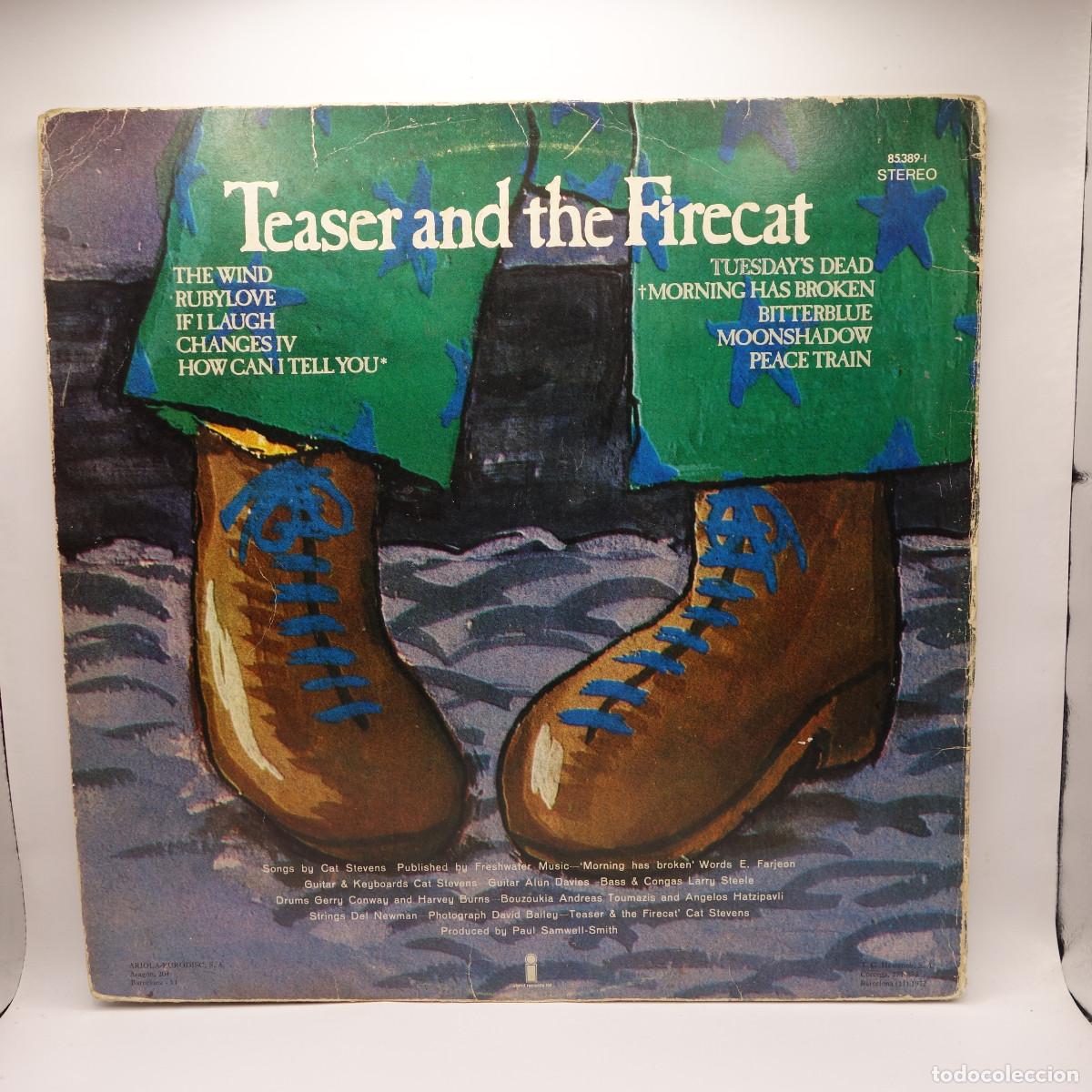 Discos de vinilo: CAT STEVENS - THE TEASER AND THE FIRECAT - Foto 2