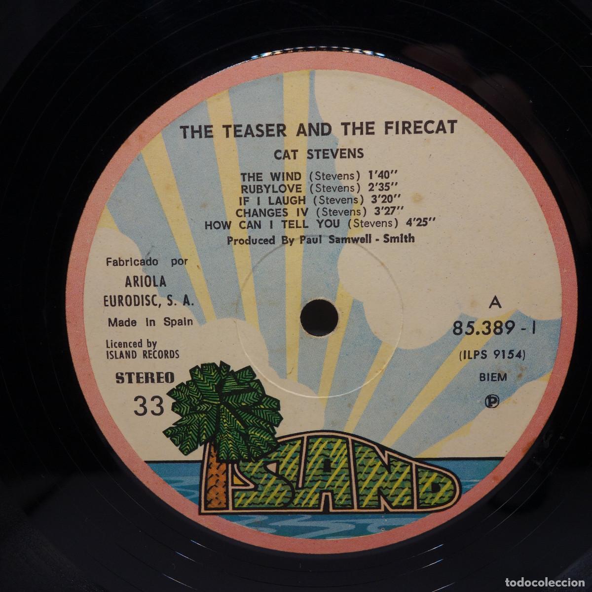 Discos de vinilo: CAT STEVENS - THE TEASER AND THE FIRECAT - Foto 13