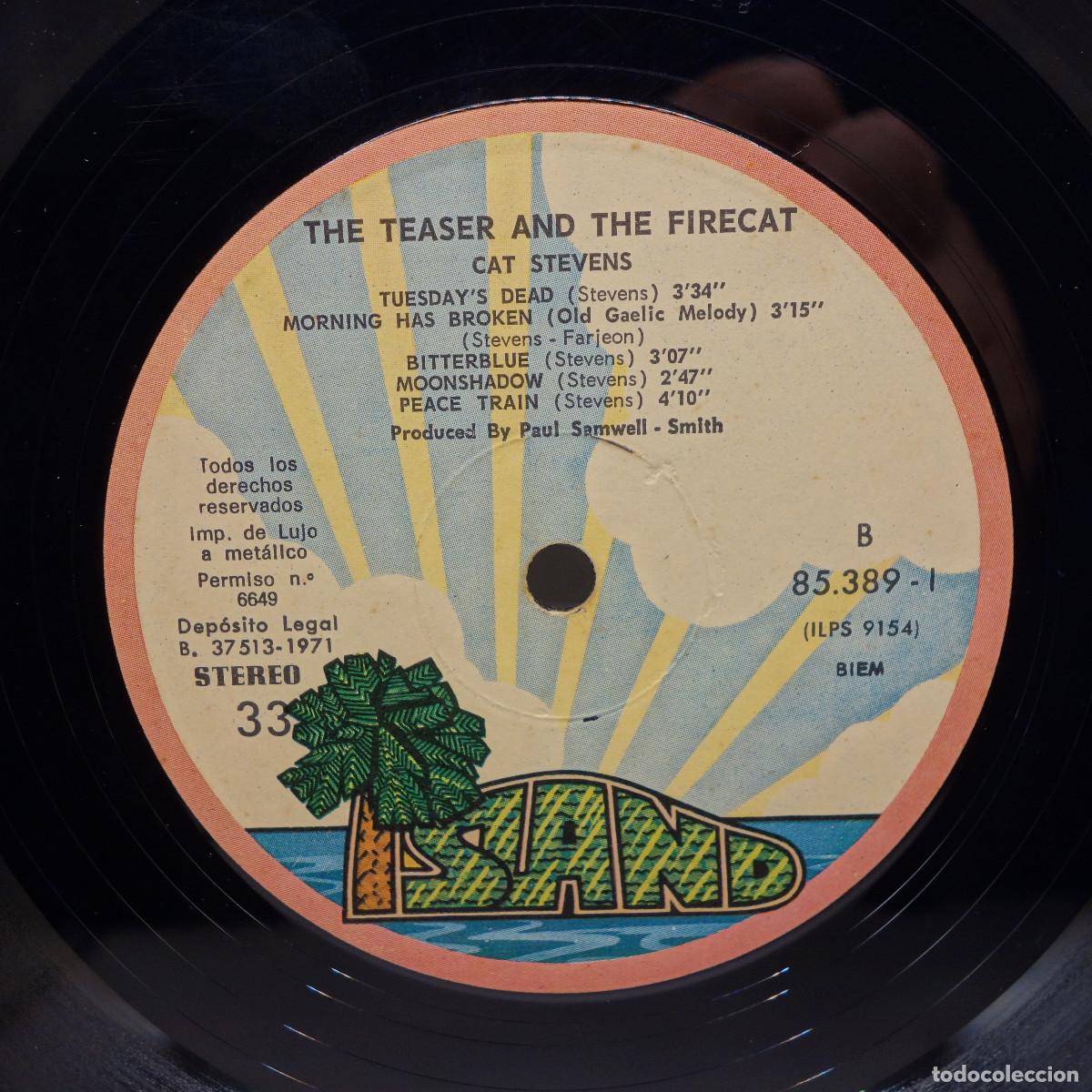 Discos de vinilo: CAT STEVENS - THE TEASER AND THE FIRECAT - Foto 15