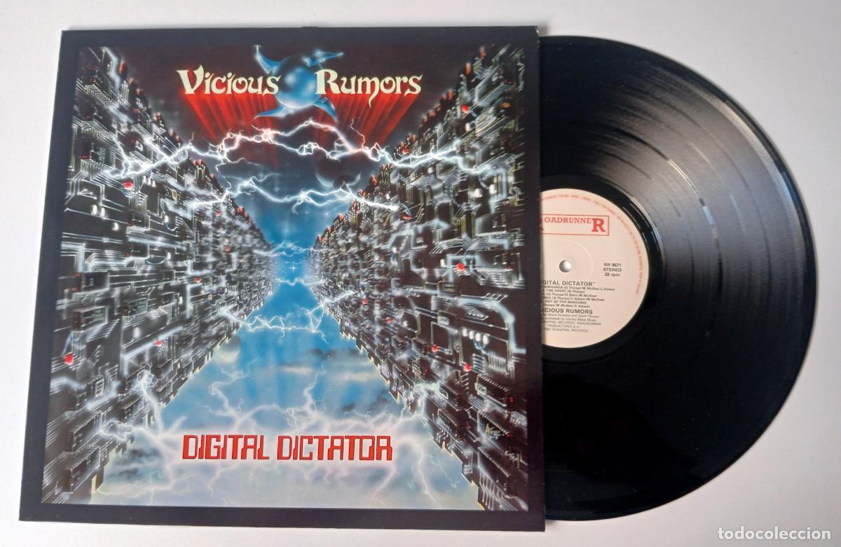 Discos de vinilo: LP VICIOUS RUMORS - DIGITAL DICTATOR - Foto 3