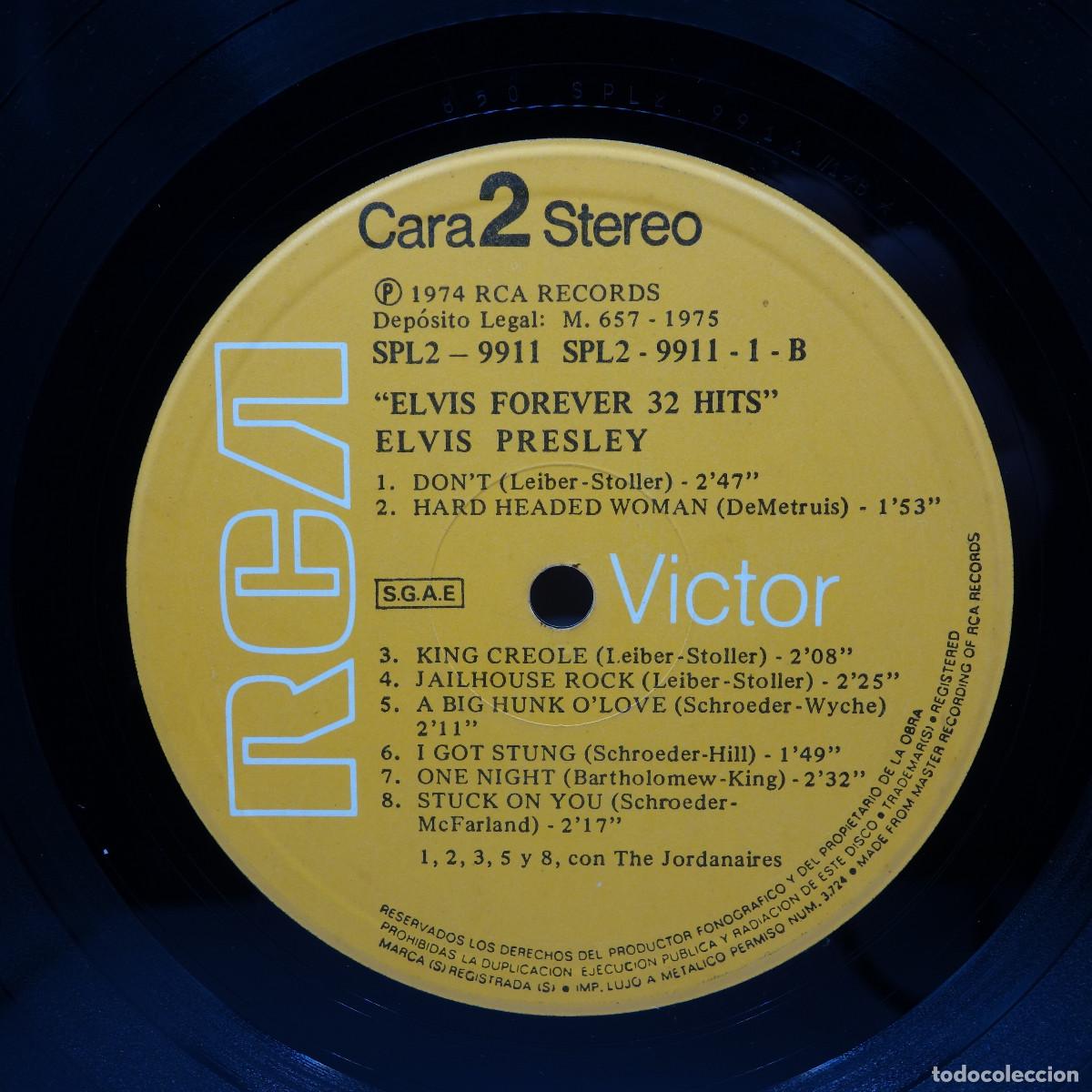 Discos de vinilo: ELVIS FOREVER - 32 HITS - Foto 12