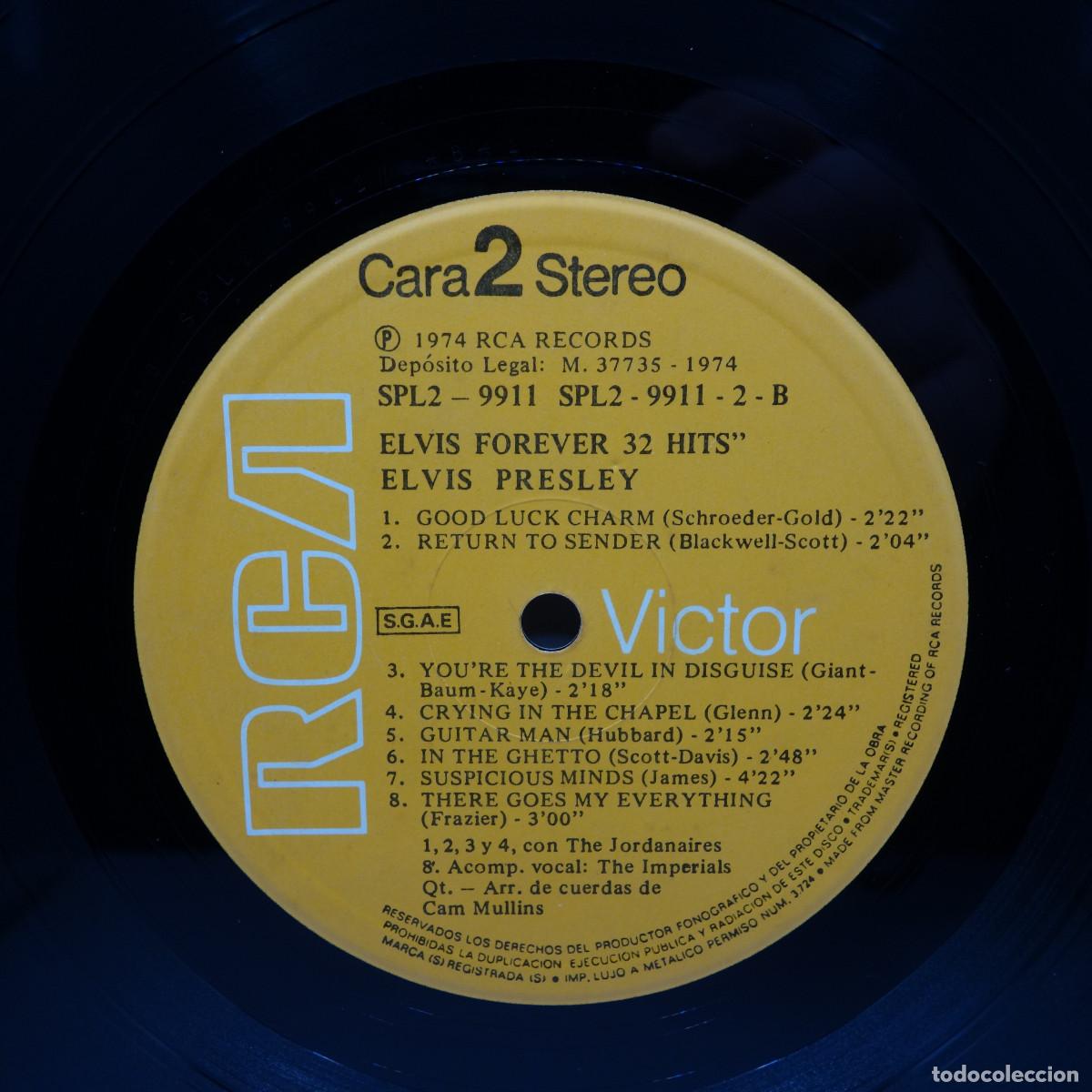 Discos de vinilo: ELVIS FOREVER - 32 HITS - Foto 17