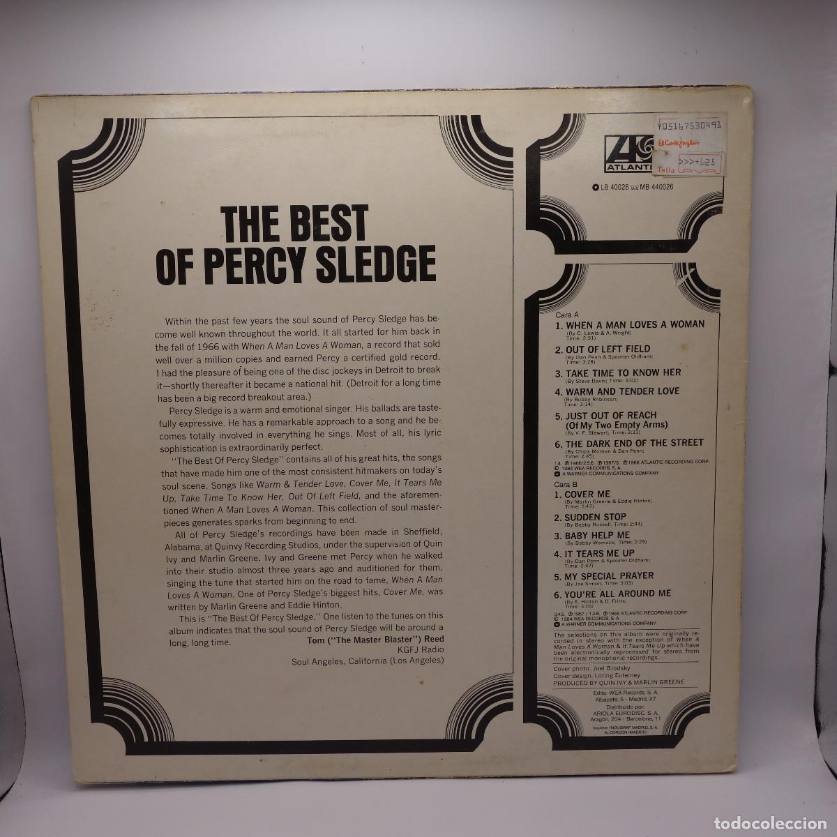 Discos de vinilo: THE BEST OF PERCY SLEDGE - Foto 2