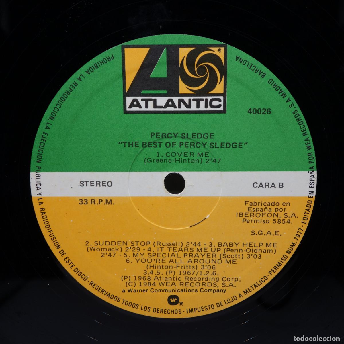 Discos de vinilo: THE BEST OF PERCY SLEDGE - Foto 6