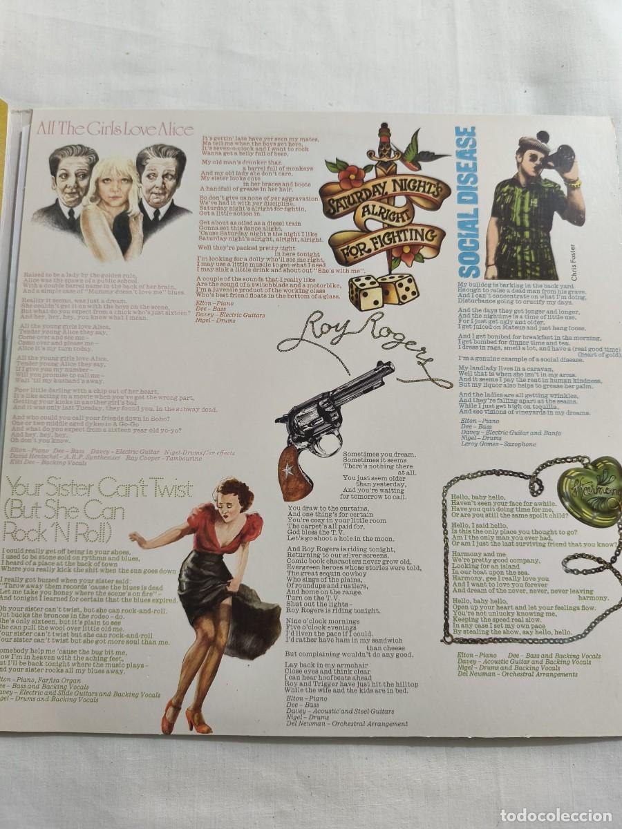 Discos de vinilo: Elton John - Goodbye Yellow Brick Road - Foto 4