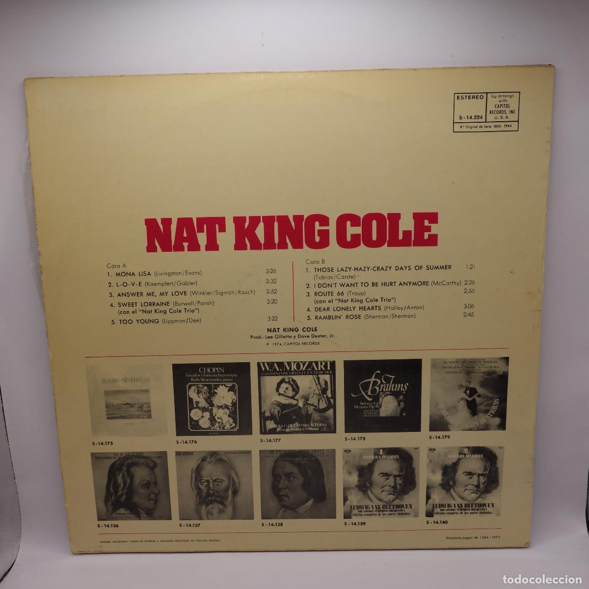 Discos de vinilo: NAT KING COLE - NAT KING COLE - Foto 2