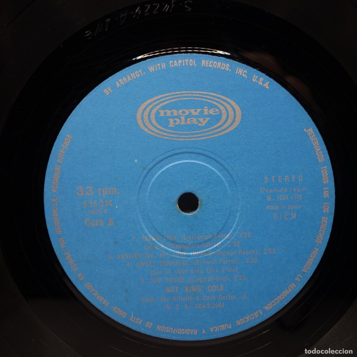 Discos de vinilo: NAT KING COLE - NAT KING COLE - Foto 5