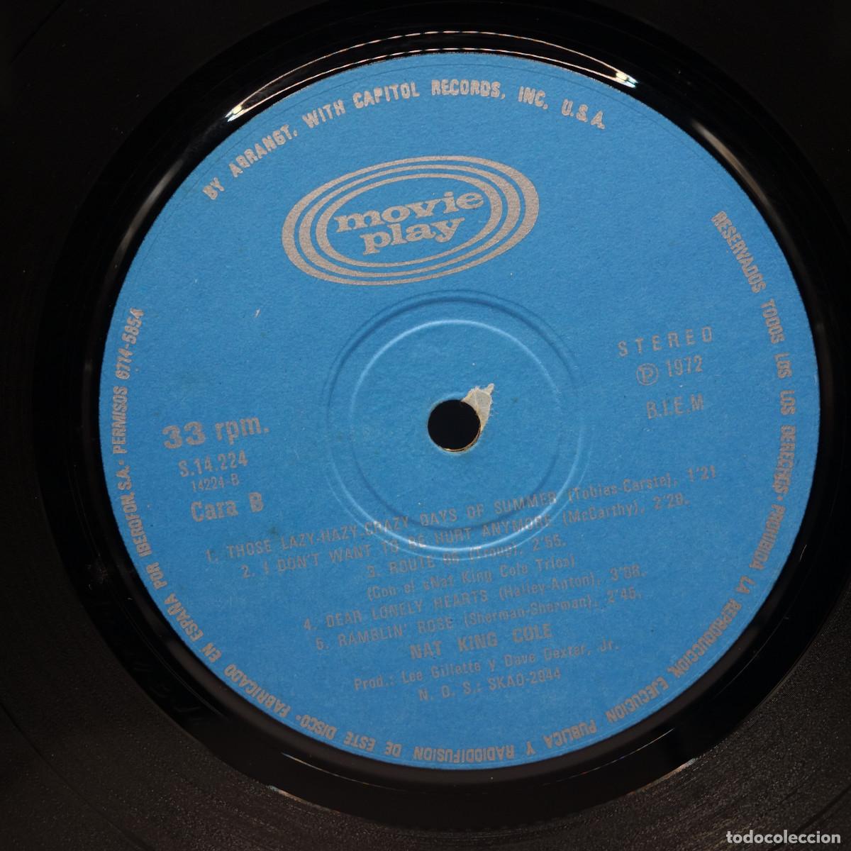 Discos de vinilo: NAT KING COLE - NAT KING COLE - Foto 8