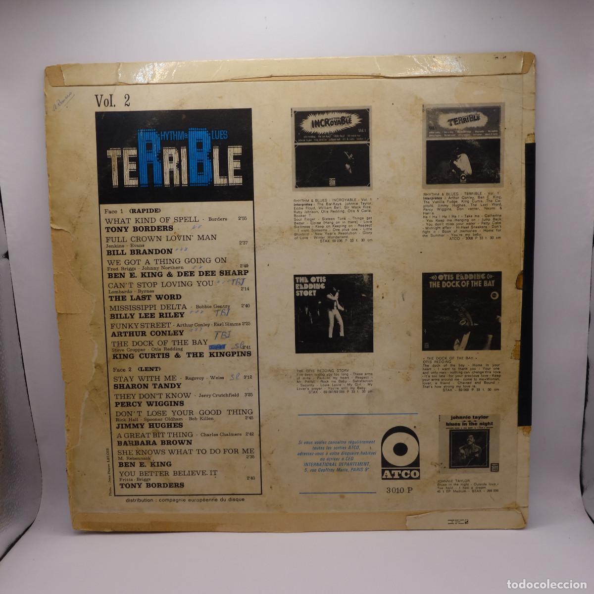 Discos de vinilo: RHYTHM & BLUES TERRIBLE VOL 2 - Foto 2