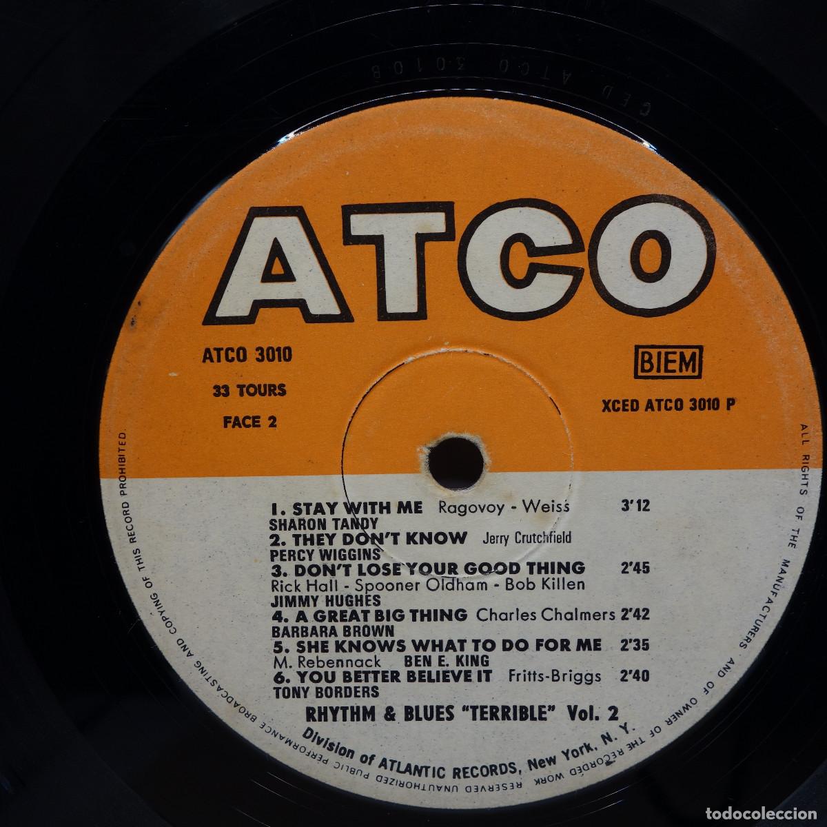 Discos de vinilo: RHYTHM & BLUES TERRIBLE VOL 2 - Foto 15