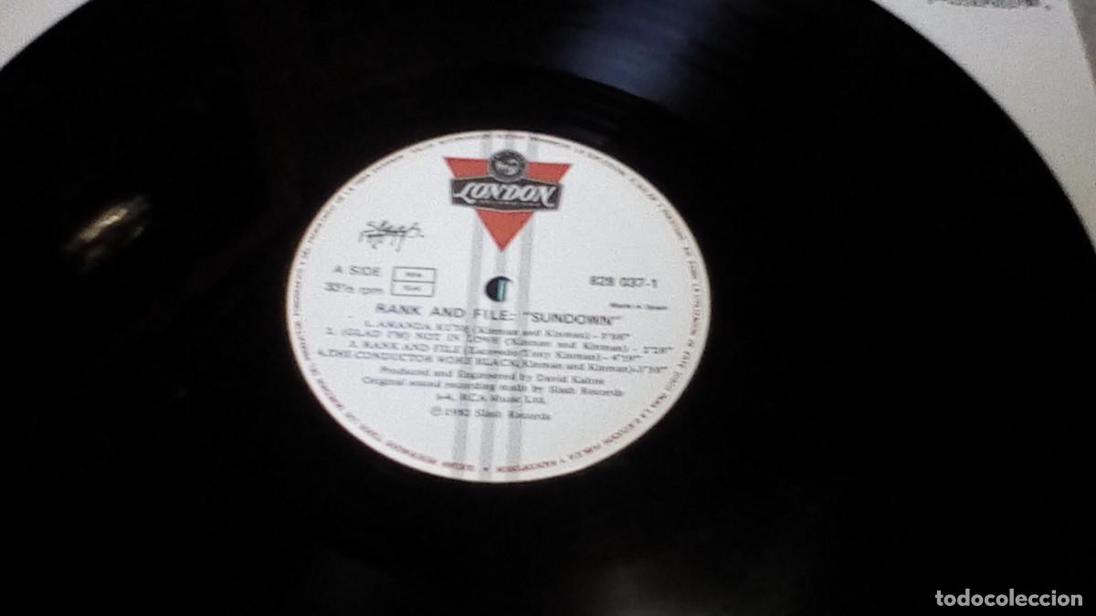 Discos de vinilo: Rank And File &lrm;&ndash; Sundown - Foto 3