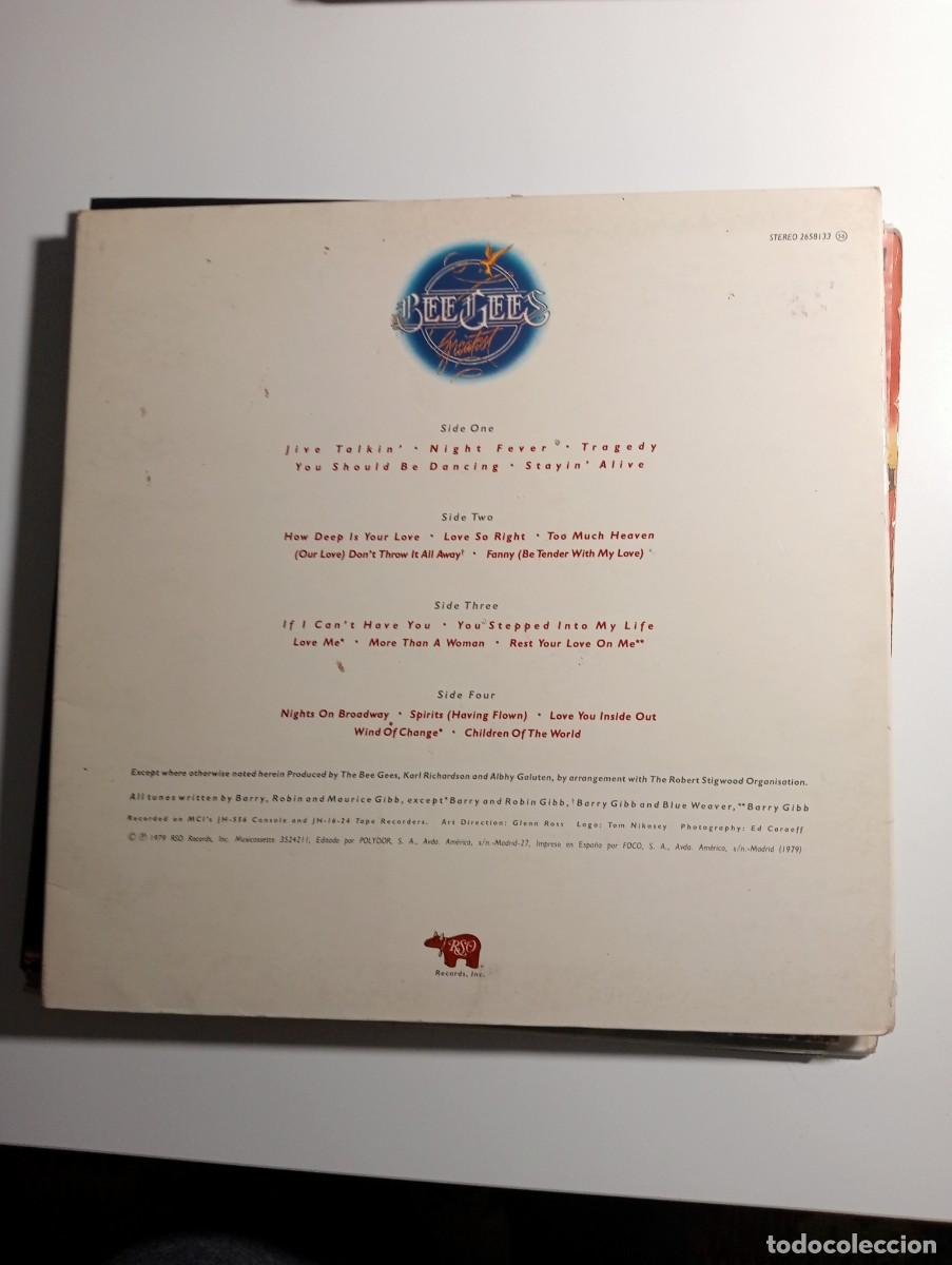 Discos de vinilo: Bee Gees - Greatest (2xLP, Comp, 3 P) 1979 - Foto 3
