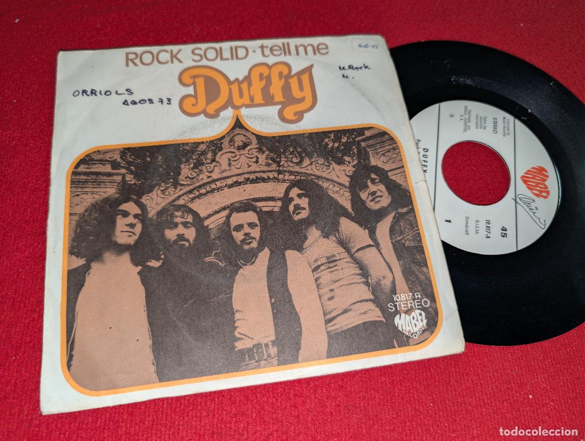 Discos de vinilo: DUFFY Rock solid/Tell me 7 SINGLE 1972 Mabel ESPA&Ntilde;A SPAIN - Foto 1