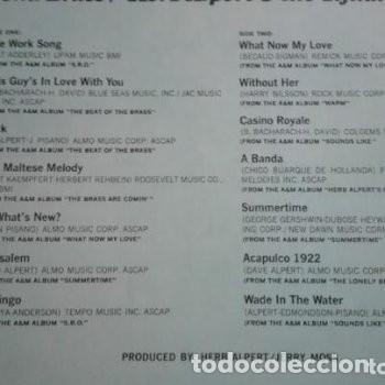 Discos de vinilo: Solid Brass Herb Alpert & the Tijuana Brass LP Ariola 1974 - Foto 3