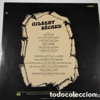 Discos de vinilo: Gilbert B&eacute;caud Nathalie EMI Odeon 1982 LP - Foto 2