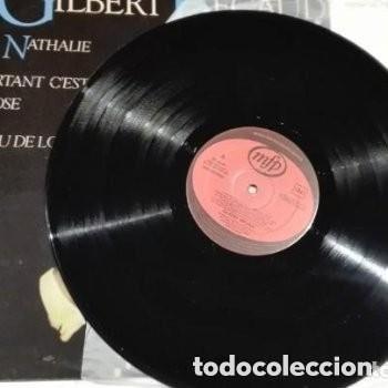 Discos de vinilo: Gilbert B&eacute;caud Nathalie EMI Odeon 1982 LP - Foto 3