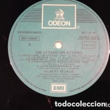 Discos de vinilo: Gilbert B&eacute;caud B&eacute;caud EMI Odeon 1984 LP - Foto 4