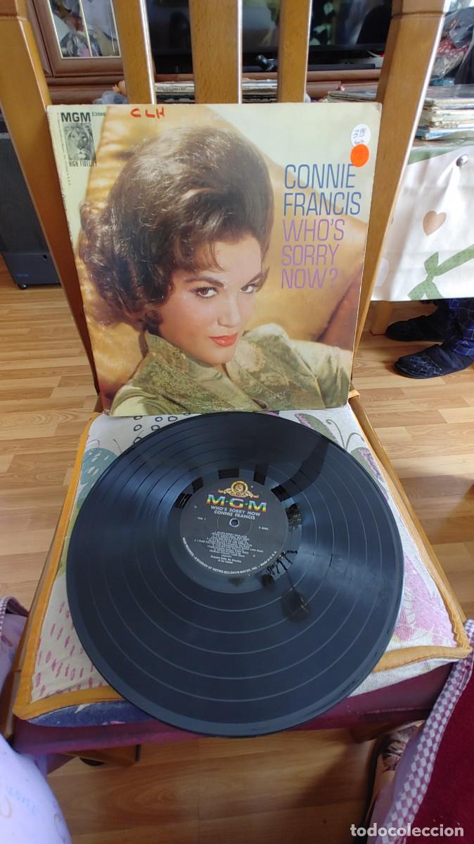 Discos de vinilo: CONNIE FRANCIS-LP WHO`S SORRY NOW - Foto 1
