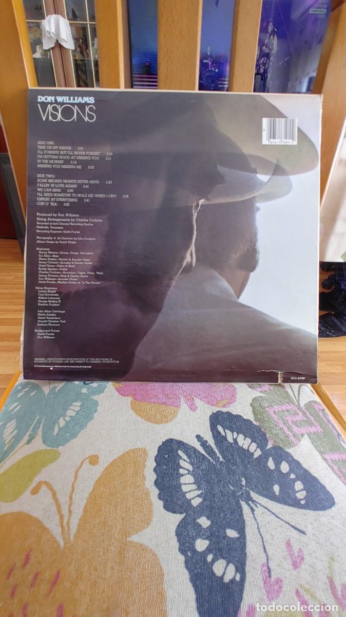 Discos de vinilo: DON WILLIAMS-LP VISIONS - Foto 3