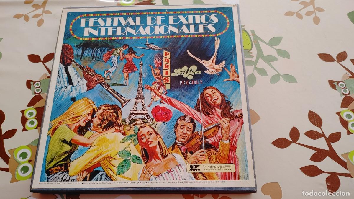Discos de vinilo: FESTIVAL DE EXITOS INTERNACIONALES-CAJA BOX SET CON 8 LPS - Foto 1