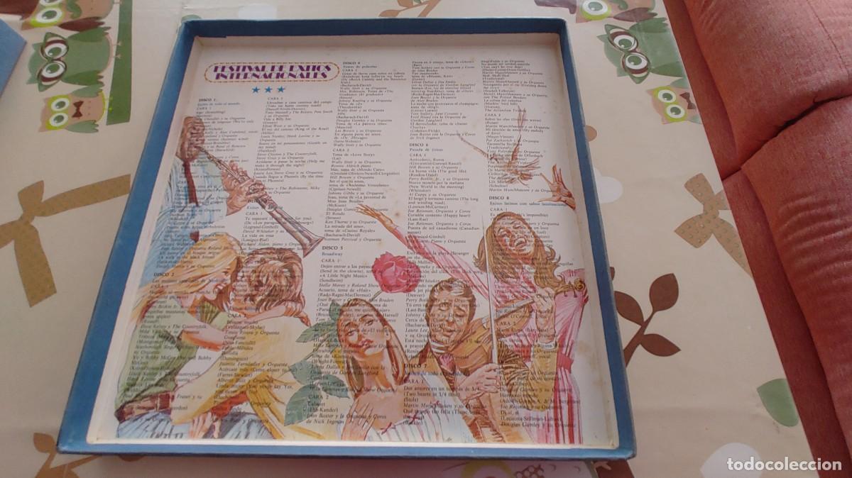 Discos de vinilo: FESTIVAL DE EXITOS INTERNACIONALES-CAJA BOX SET CON 8 LPS - Foto 3