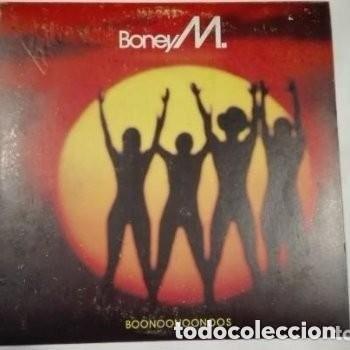 Discos de vinilo: Boney M Boonoonoonoos LP + p&oacute;ster 1981 - Foto 1