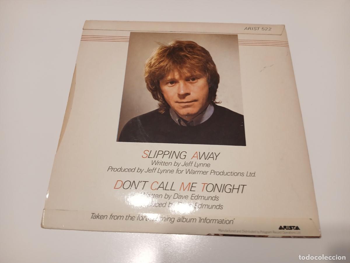 Discos de vinilo: Dave Edmunds -Slipping away- (1983) single - Foto 2
