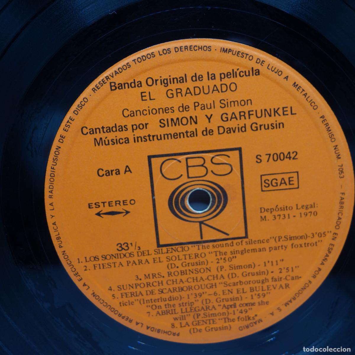 Discos de vinilo: EL GRADUADO - BSO - CBS - Foto 7