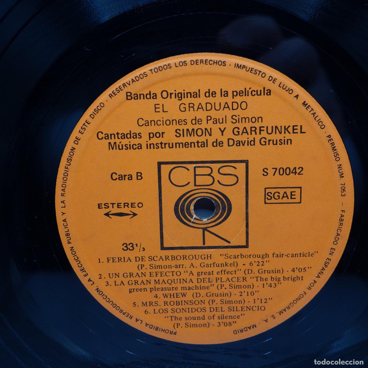 Discos de vinilo: EL GRADUADO - BSO - CBS - Foto 9