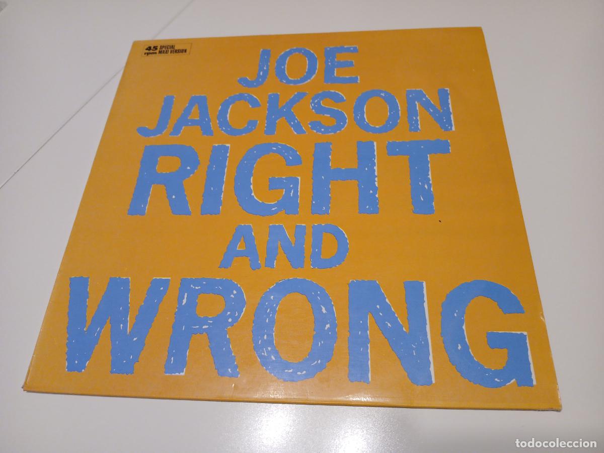 Discos de vinilo: Joe Jackson -Right and wrong- (1986) LP disco vinilo - Foto 1