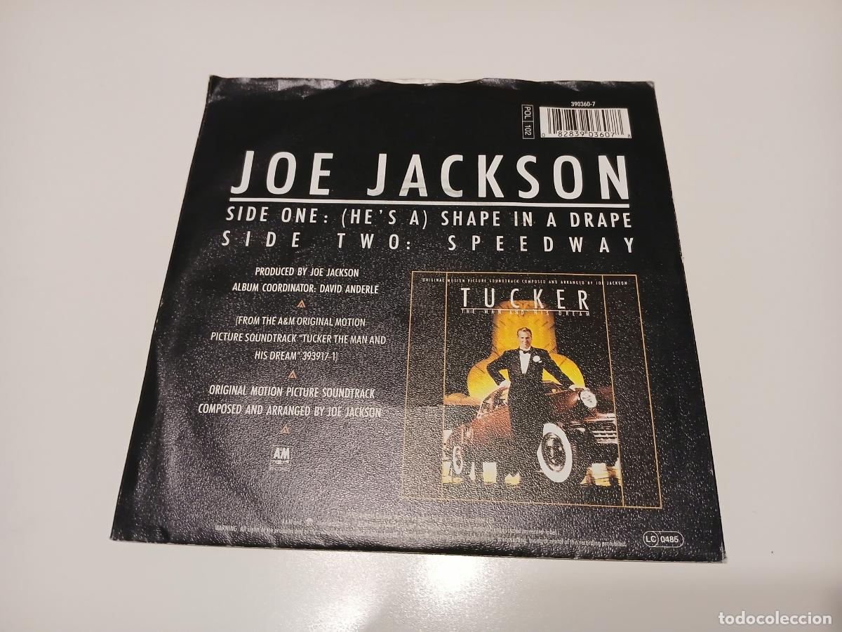 Discos de vinilo: Joe Jackson -(Hes a) Shape in a drape- (1988) single - Foto 2