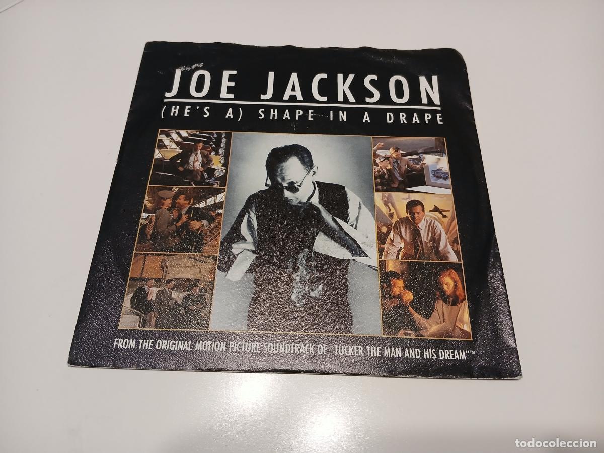 Discos de vinilo: Joe Jackson -(Hes a) Shape in a drape- (1988) single - Foto 1