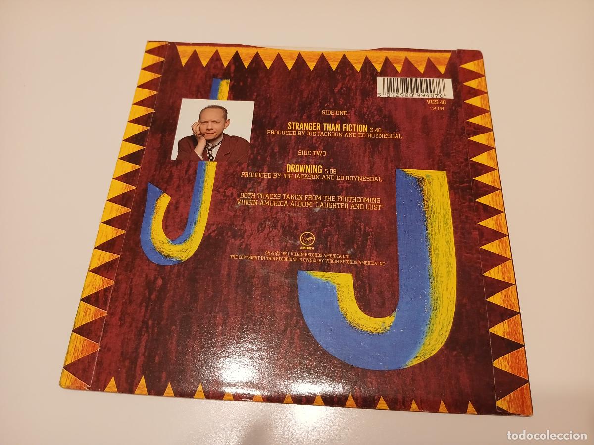 Discos de vinilo: Joe Jackson -Stranger than fiction- (1991) single - Foto 2