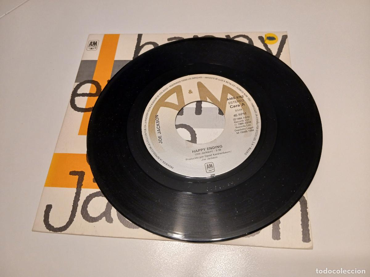 Discos de vinilo: Joe Jackson -Happy ending- (1984) single - Foto 3