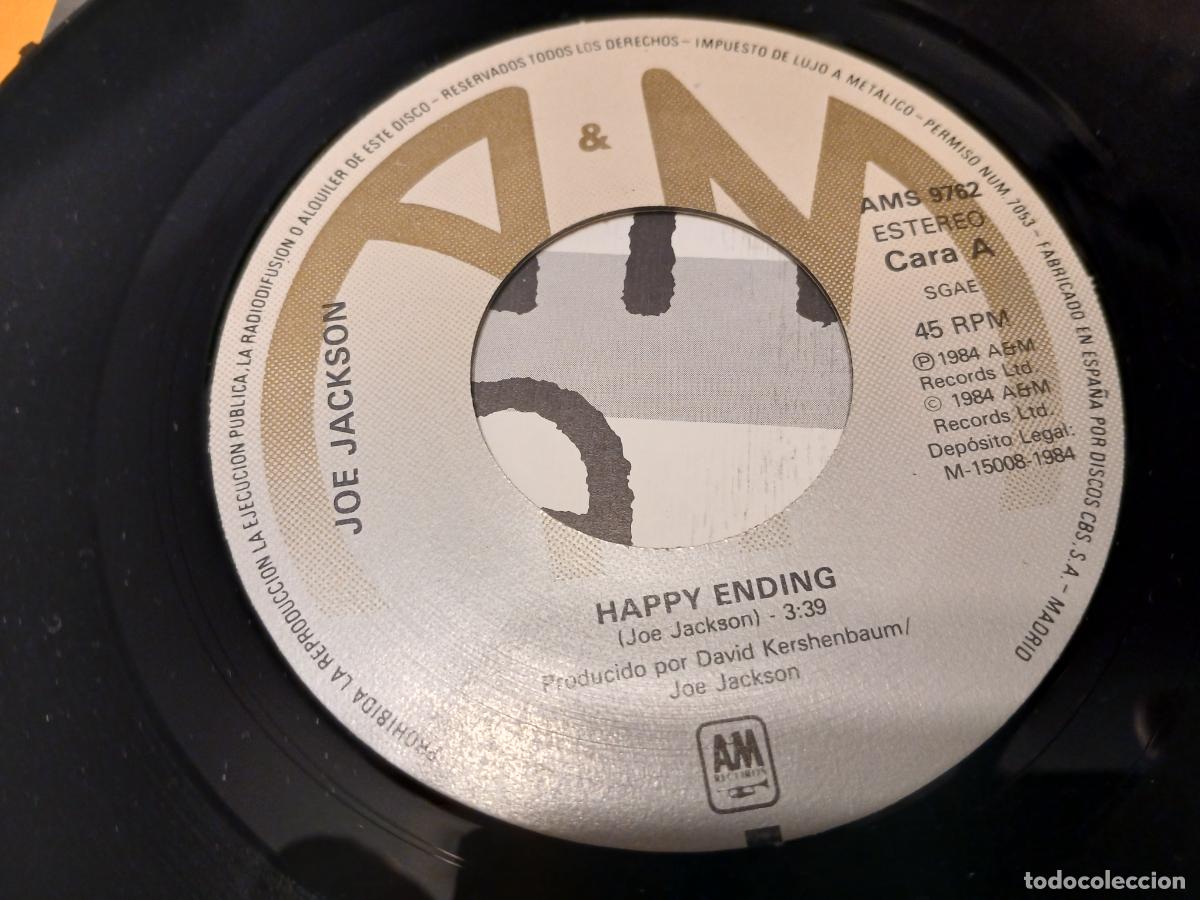 Discos de vinilo: Joe Jackson -Happy ending- (1984) single - Foto 4