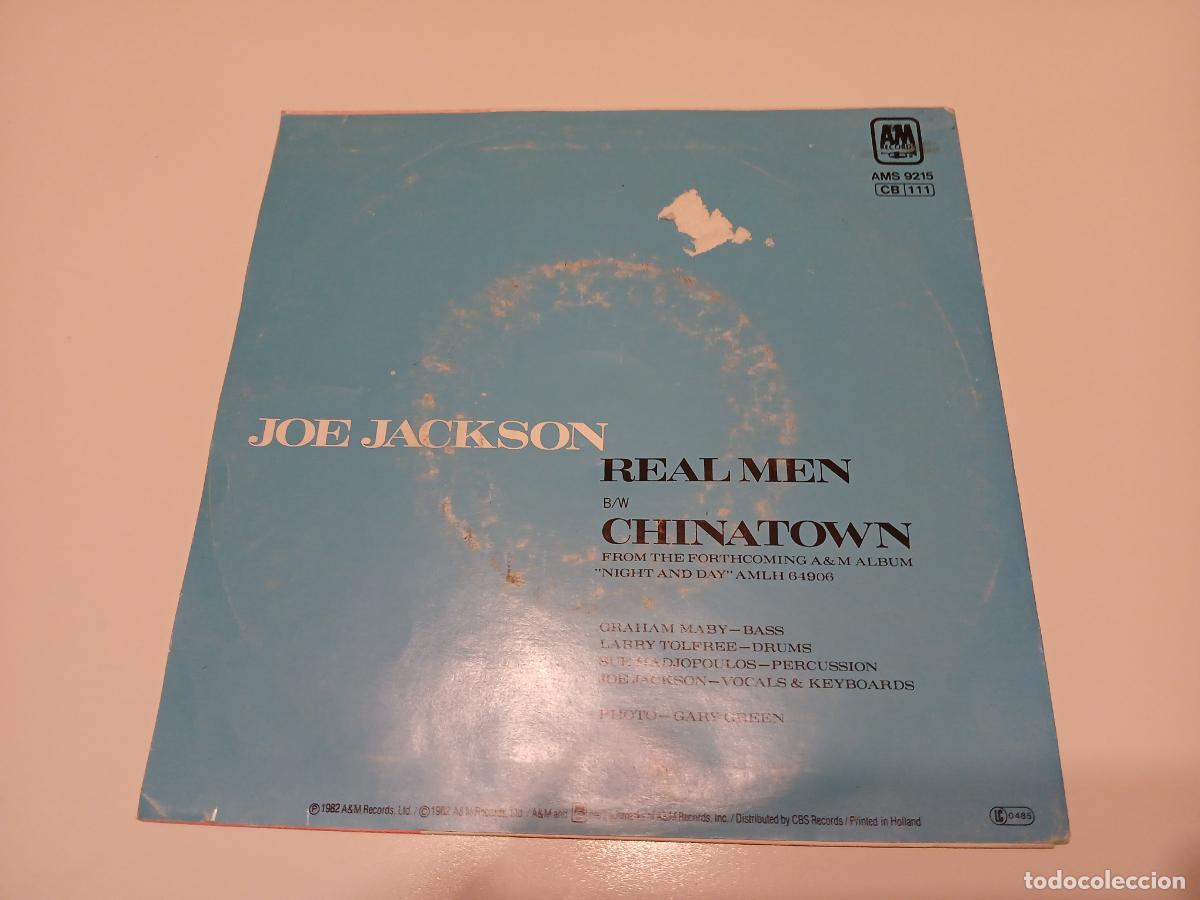 Discos de vinilo: Joe Jackson -Real men- (1982) single - Foto 1
