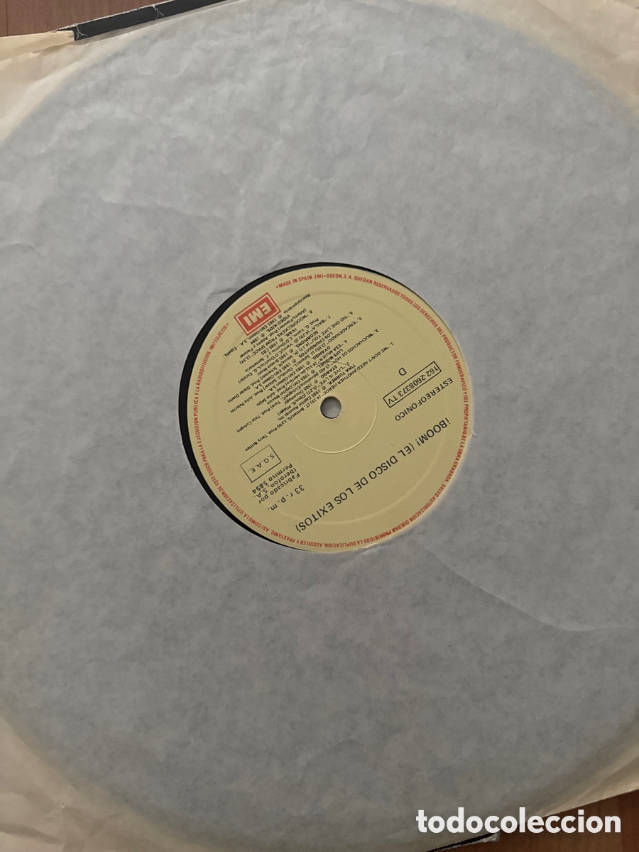 Discos de vinilo: Vinilo &ldquo;&iexcl;Boom! El disco de los &eacute;xitos&rdquo; - Foto 5