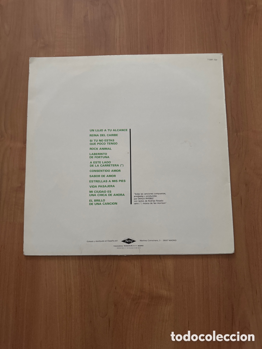 Discos de vinilo: Vinilo &ldquo;Danza invisible/A tu Alcance&rdquo; - Foto 2